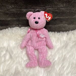 🆕 TY BEANIE BABY GIRL PINK STUFFED ANIMAL PLUSH TOY